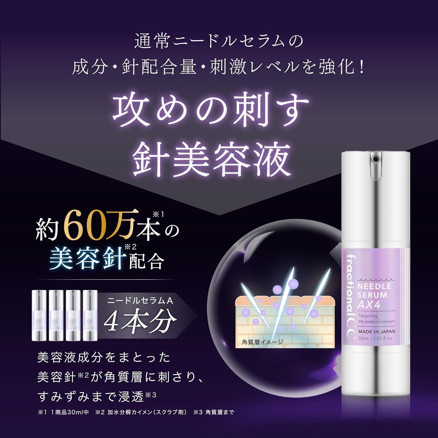Fractional CC Needle Serum AX4 - 30ml (Made in Japan)
