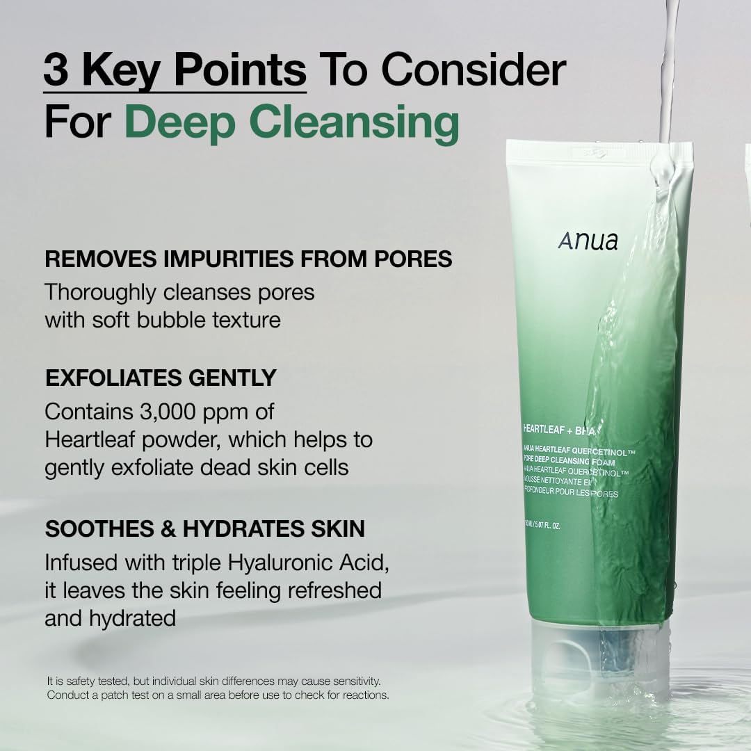 ANUA Dokudami Espuma de Limpeza Profunda de Poros 150ml