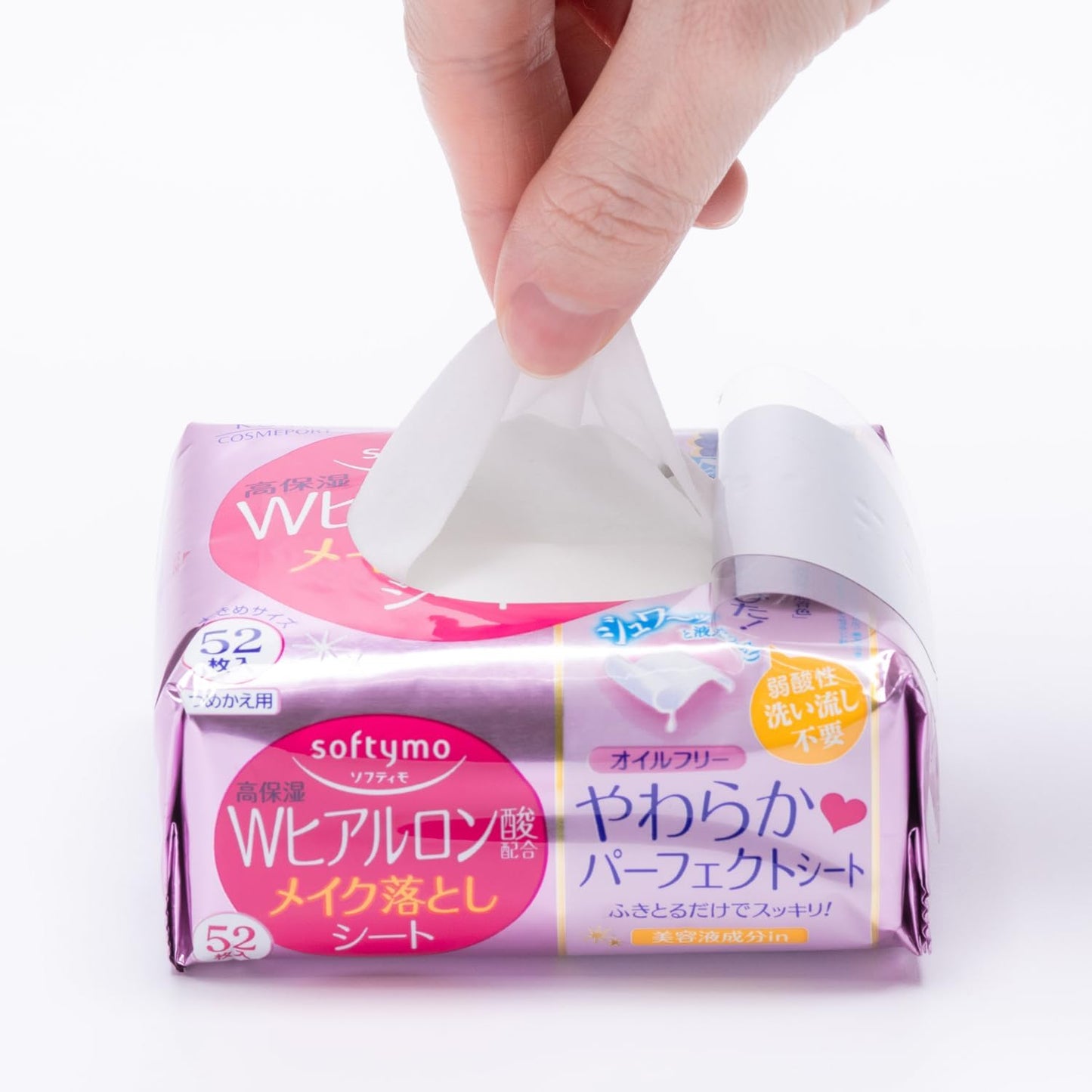 Softymo Cleansing Sheets – (Hyaluronic Acid) – 52 Sheets