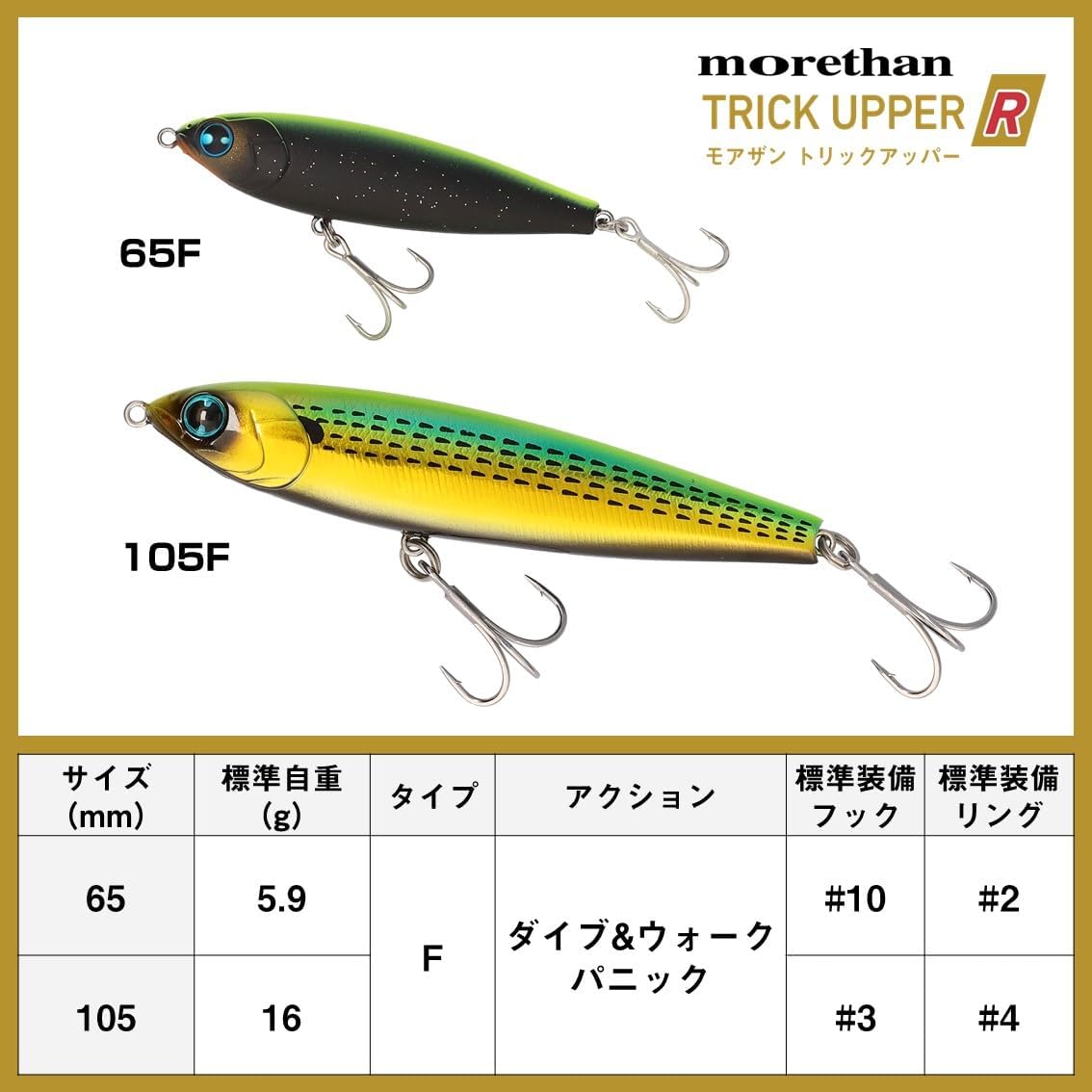 DAIWA Chivas Lure, Moissanite Trick Appa-R105F, Various