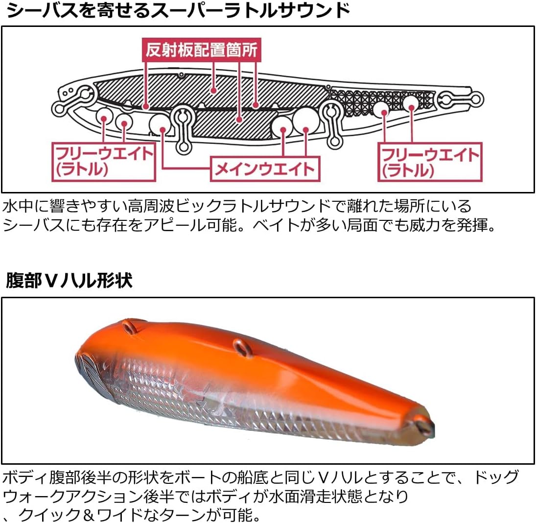DAIWA 135F Chivas Lure, Laser Impact Included, Moissanite Monster Slider