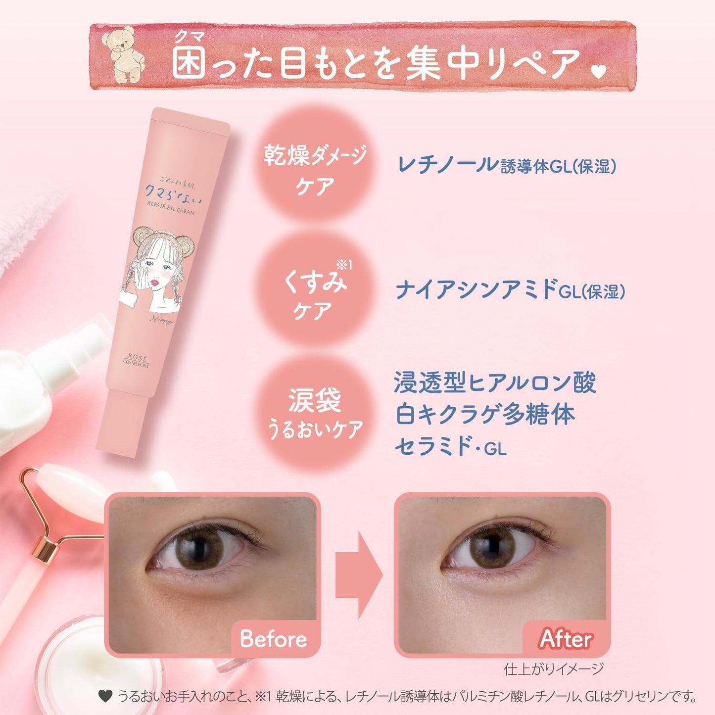 CLEAR TURN “Sorry Bare Skin” Dark Circles Repair Eye Cream (20g)