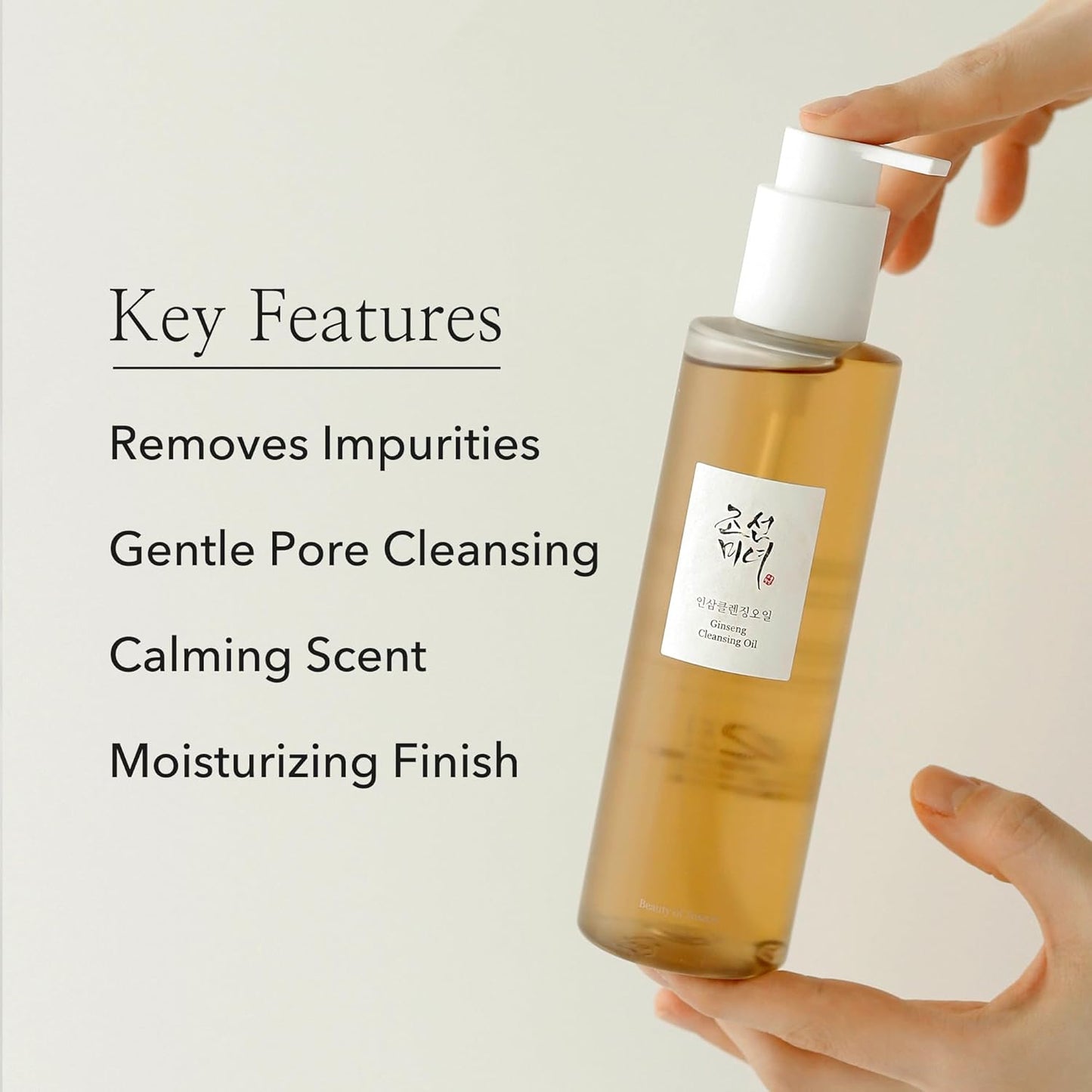 Beauty of Joseon - Óleo de Limpeza de Ginseng 210ml
