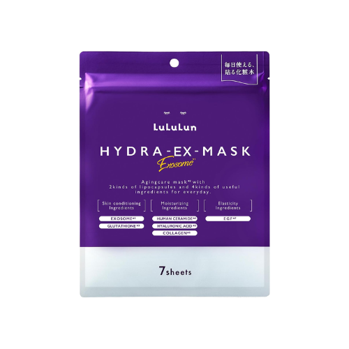 Máscara Facial Lululun Hydra EX EXOSOME - Máscara Facial com 7 Peças