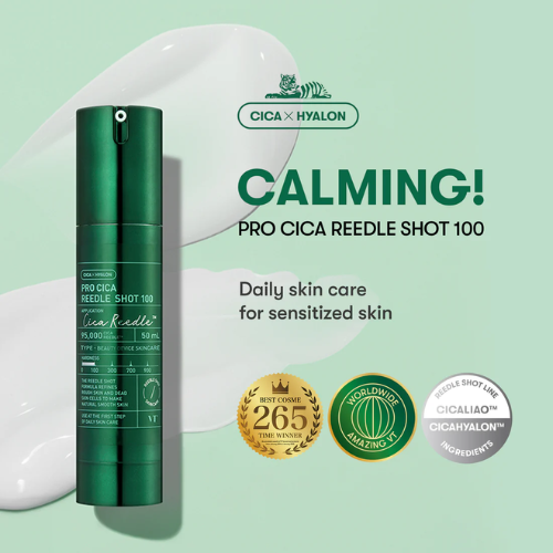 VT COSMÉTICOS – Pro Cica Reedle Shot 100 (30ml)