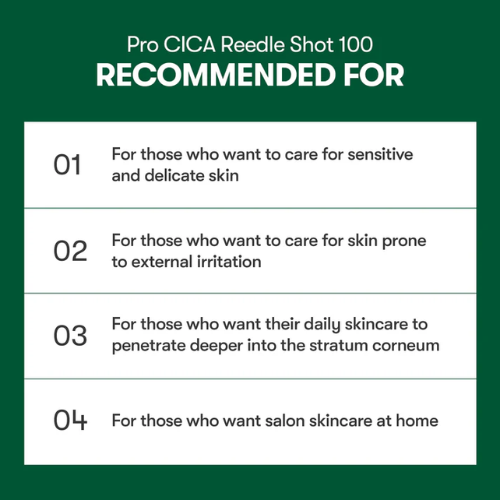 VT COSMÉTICOS – Pro Cica Reedle Shot 100 (30ml)