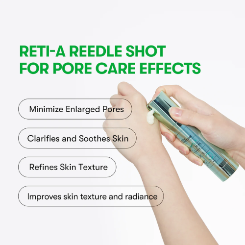 VT COSMETICS – Reti-A Reedle Shot 100 - Sachê em bastão (1,5 ml × 6 sachês)