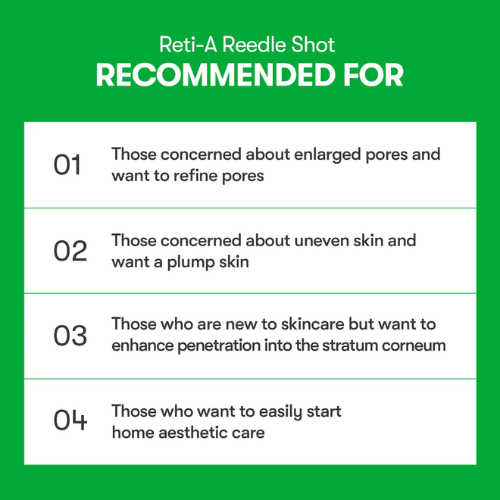 VT COSMETICS – Reti-A Reedle Shot 100 - Sachê em bastão (1,5 ml × 6 sachês)