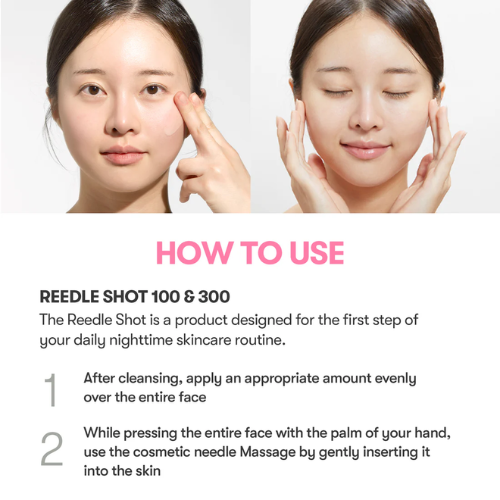 VT COSMETICS – Colágeno Reedle Shot 100 - Sachê em bastão (1,5 ml × 6 sachês)
