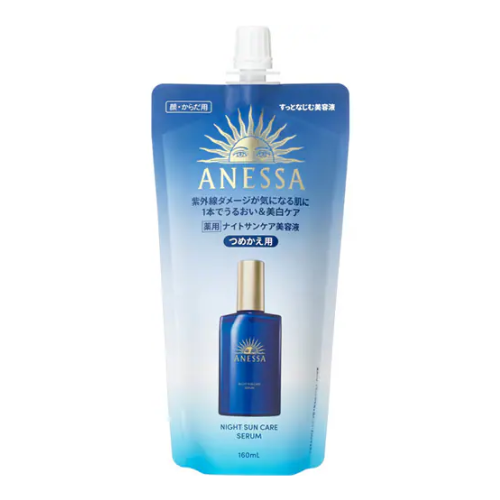 Anessa Skin Serum Night Sun Care Beauty Serum 160ml (Refil)