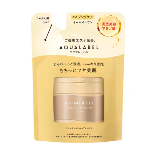 AQUALABEL SPECIAL GEL CREAM EX OIL IN 81g (Refill)