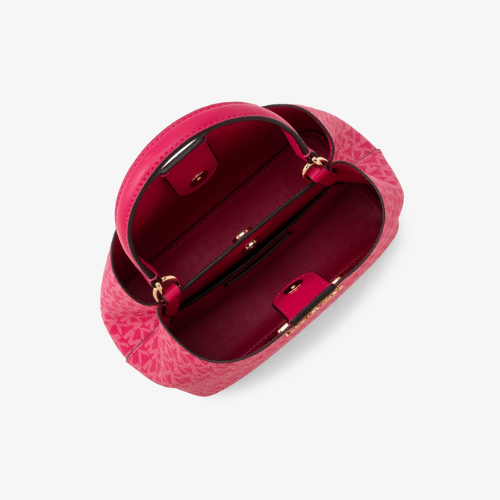 MICHAEL KORS OUTLET – Pratt Bucket Crossbody Small - MK Signature