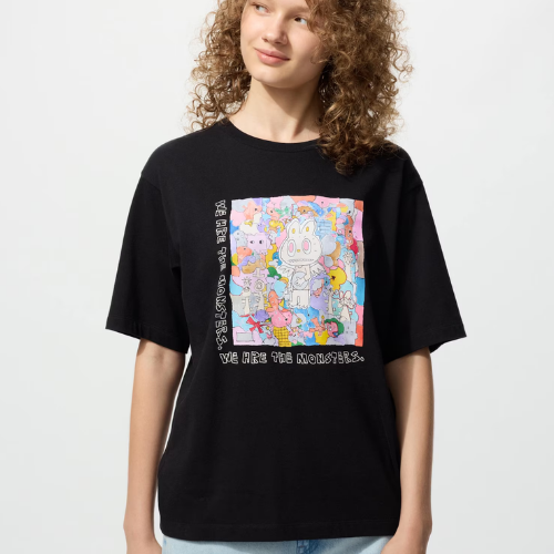 UNIQLO - POP MART UT Graphic T-Shirt Women | THE MONSTERS (BLACK)