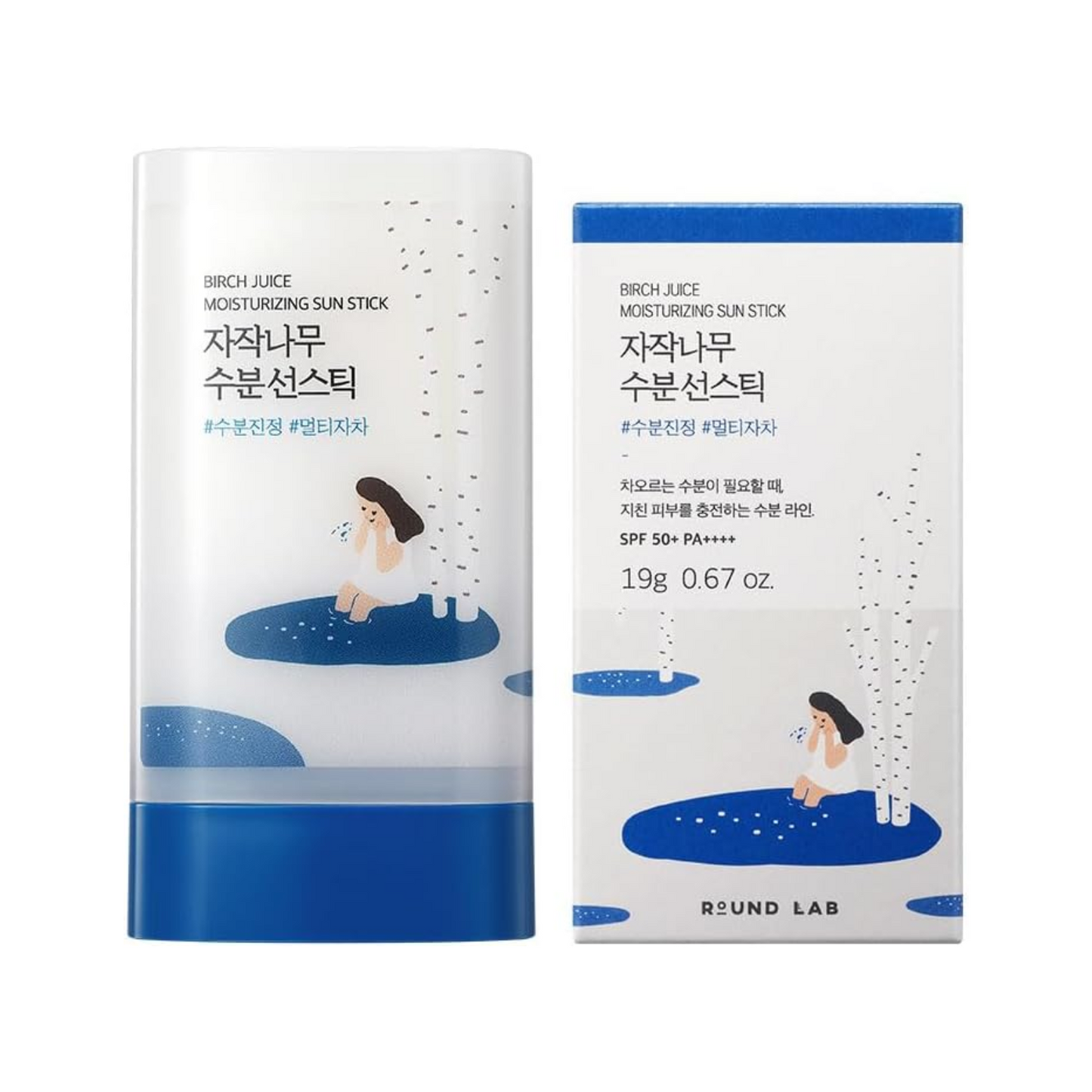 ROUND LAB Birch Juice Moisturizing Sun Stick SPF50+ PA++++ 19g