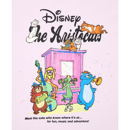 UNIQLO MAGIC FOR ALL TIMELESS UT Graphic T-Shirt | The Aristocats (PINK)