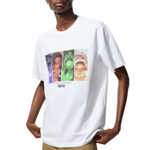 UNIQLO - ONE PIECE UT Graphic T-Shirt | The New Four Emperors (WHITE)