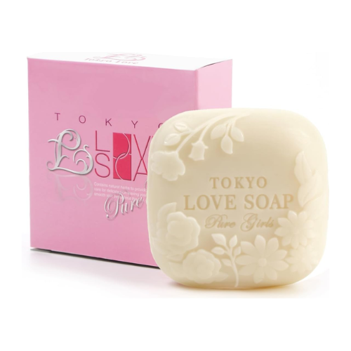 Tokyo Love Soap Pure Girls – Sabonete Zona Delicada – 80g – Aroma de Rosas