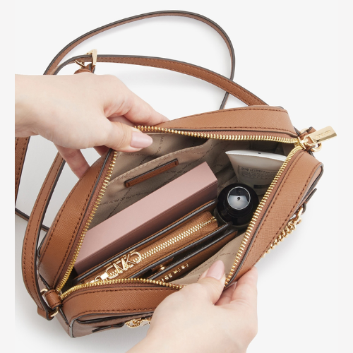 MICHAEL KORS OUTLET – Jet Set Item EW Zip Chain Crossbody Large - MK Signature