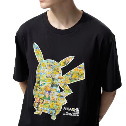 UNIQLO Pokémon UT Graphic T-Shirt | Pikachu (BLACK)
