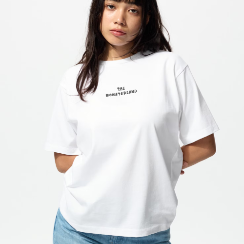 UNIQLO - POP MART UT Graphic T-Shirt Women | THE MONSTERS (WHITE)