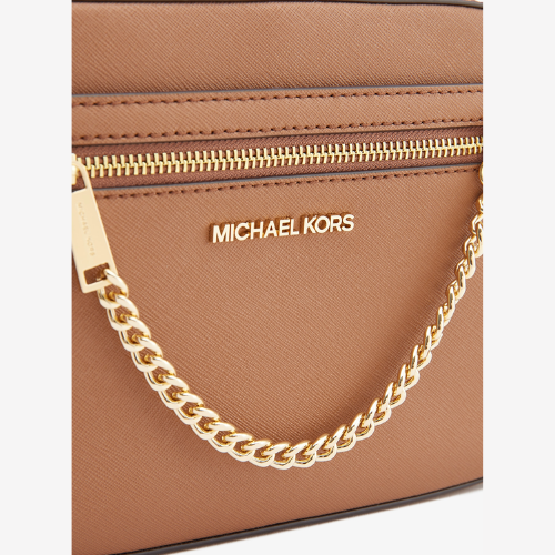 MICHAEL KORS OUTLET – Jet Set Item EW Zip Chain Crossbody Large - MK Signature