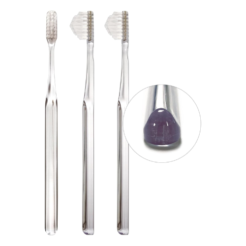 Kiseki no Oral Care – Escova de Dentes Milagrosa Triângulo (Formato de Pirâmide) – Conjunto de 3 peças Média/Regular