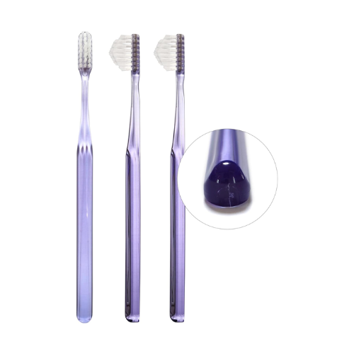 Kiseki no Oral Care – Escova de Dentes Milagrosa Triângulo (Formato de Pirâmide) – Conjunto de 3 peças Média/Regular