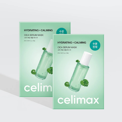 CELIMAX Cica Serum Mask – 20 Sheets (10 + 10)
