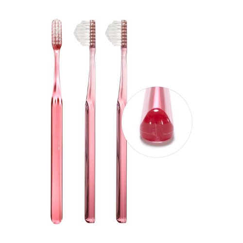Kiseki no Oral Care – Escova de Dentes Milagrosa Triângulo (Formato de Pirâmide) – Conjunto de 3 peças Média/Regular
