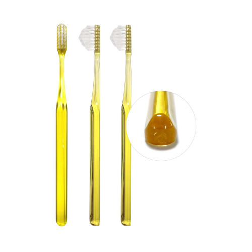 Kiseki no Oral Care – Escova de Dentes Milagrosa Triângulo (Formato de Pirâmide) – Conjunto de 3 peças Média/Regular