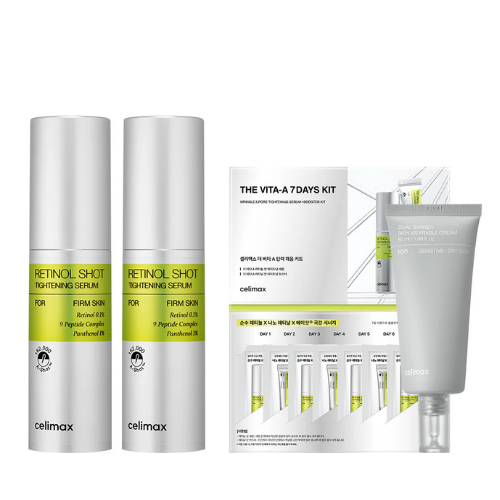 CELIMAX Retinol Shot Tightening Serum – 30ml x 2