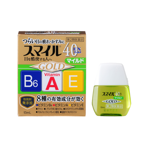 LION Smile 40 EX Gold Mild Eye Drops – 13ml