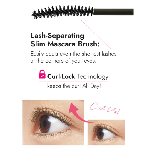 Base para rímel Heroine Make Curl Keep à prova d'água 4,5g