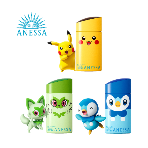 ANESSA × Pokémon Perfect UV Skin Care Milk 60ml (Edição Limitada)