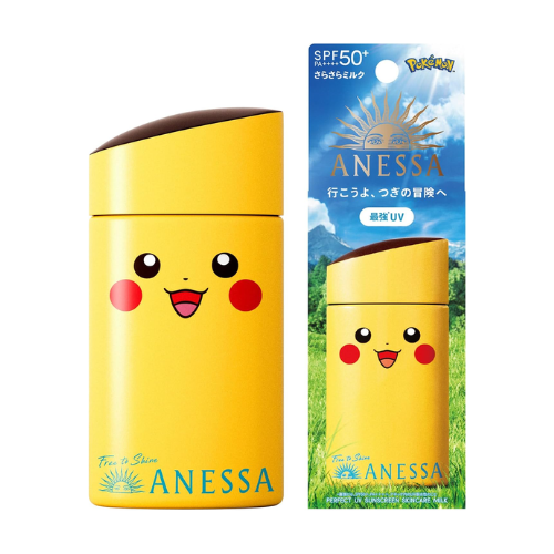 ANESSA × Pokémon Perfect UV Skin Care Milk 60ml (Edição Limitada)