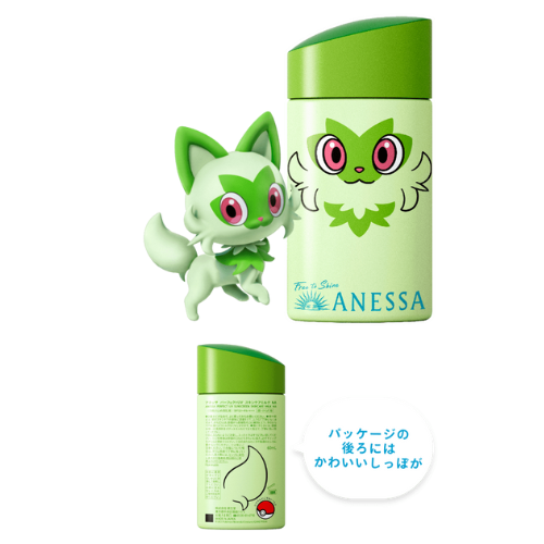 ANESSA × Pokémon Perfect UV Skin Care Milk 60ml (Edição Limitada)