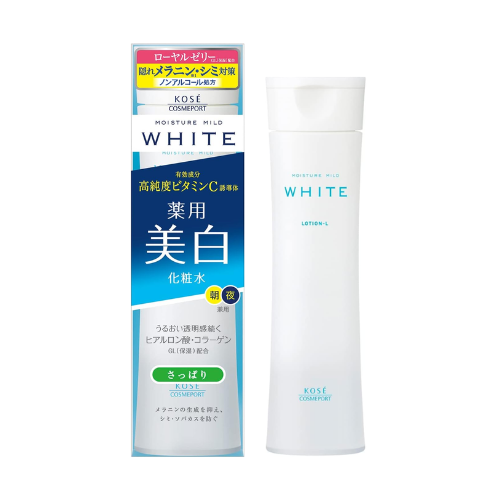 KOSE MOISTURE MILD WHITE Loção Refrescante