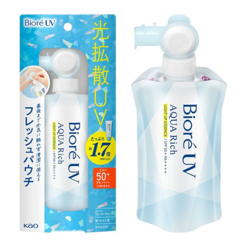 Biore UV Aqua Rich Light Up Essence 120g - Fresh Pouch