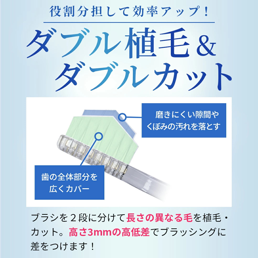 Kiseki no Oral Care – Escova de Dentes Milagrosa Triângulo (Formato de Pirâmide) – Conjunto de 3 peças Média/Regular