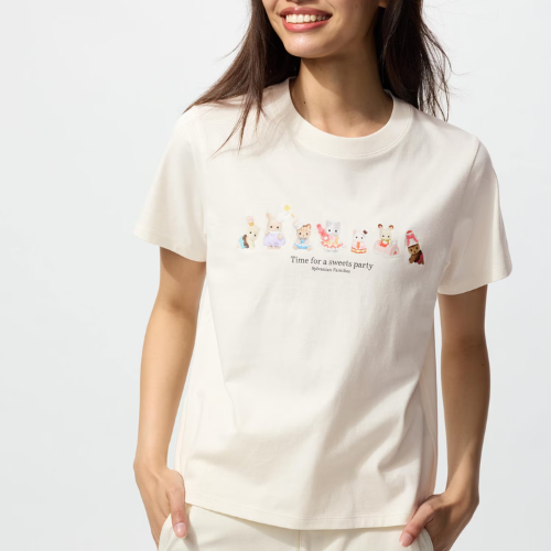 UNIQLO Sylvanian Families UT Graphic T-Shirt (OFF WHITE)