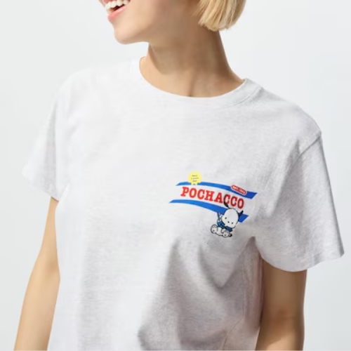 UNIQLO Sanrio characters UT Graphic T-Shirt - POCHACCO (Gray)