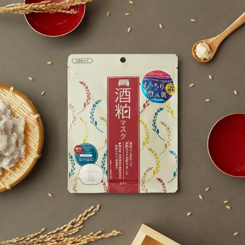pdc Wafood Made Sake Lees Face Mask – 10 Sheets