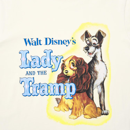 UNIQLO MAGIC FOR ALL TIMELESS UT Graphic T-Shirt | Lady and the Tramp (OFF WHITE)