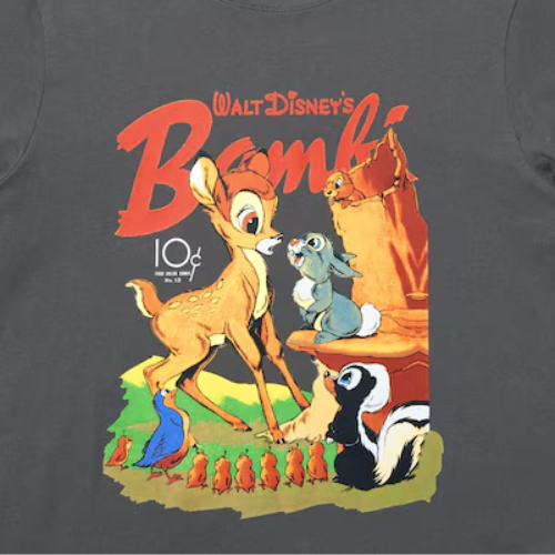 UNIQLO MAGIC FOR ALL TIMELESS UT Graphic T-Shirt | Bambi (DARK GRAY)