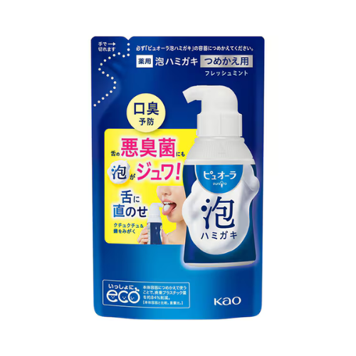 PureOra Foaming Toothpaste – Fresh Mint, Refill 100ml