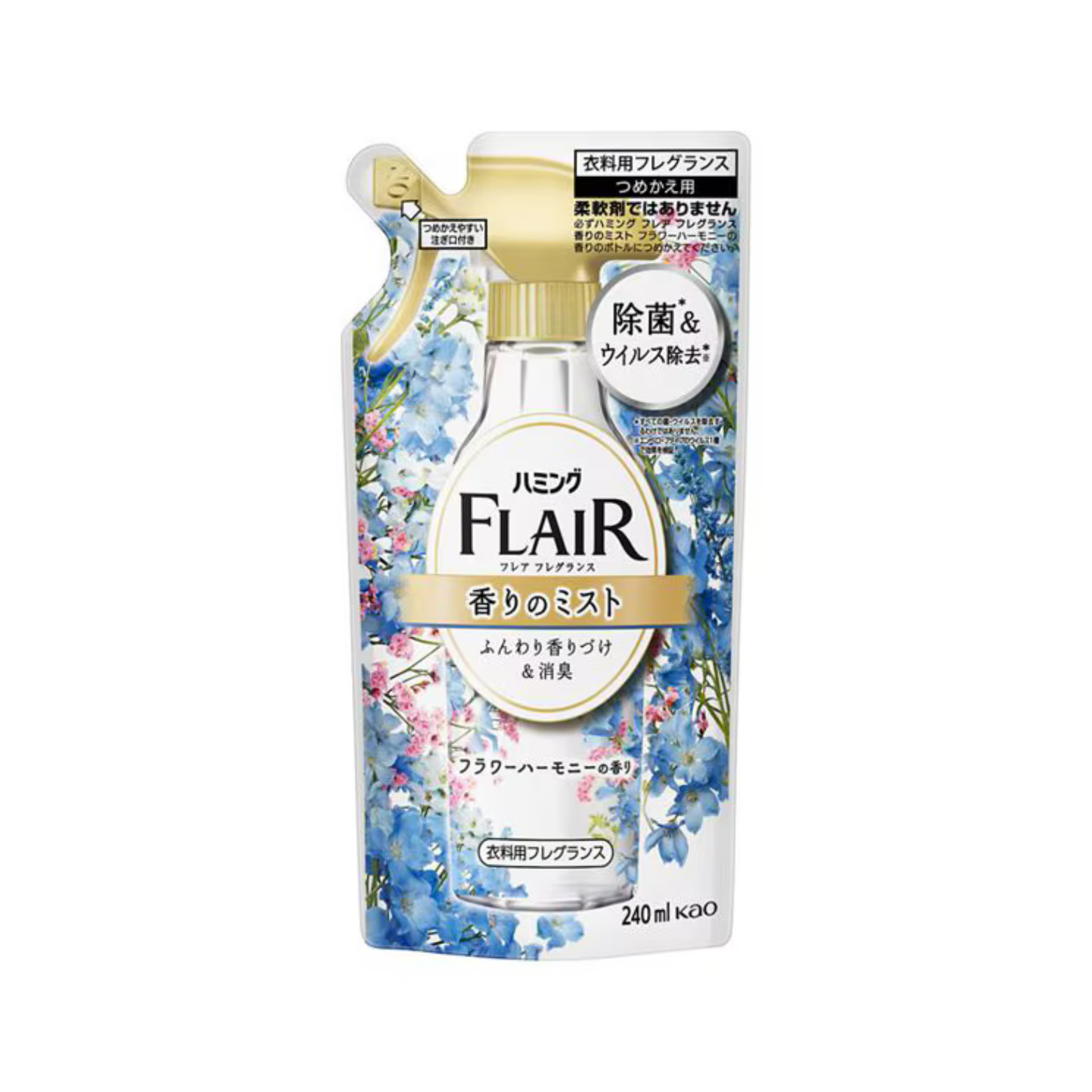 معطر جو Flare، برائحة الزهور والانسجام، 240 مل (عبوة إعادة تعبئة) 