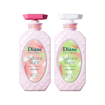 Diane Perfect Beauty Sakura Shine Shampoo & Treatment Set - 450ml x 2