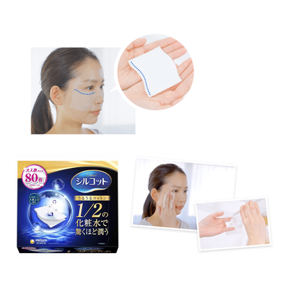 يونيتشارم سيلكوت أورورو قطن (40 ورقة / 80 فوطة مفردة)