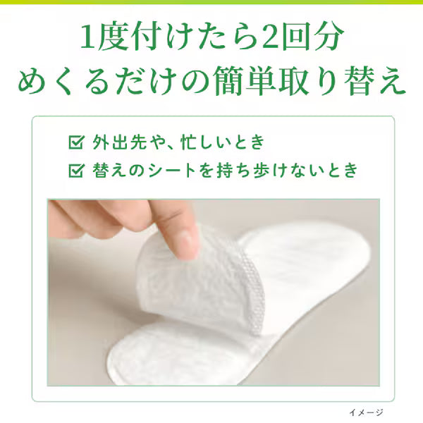 Kobayashi Sarsari Cotton100 2-Layer Sanitary Sheets – 72 Count (36 Pairs)
