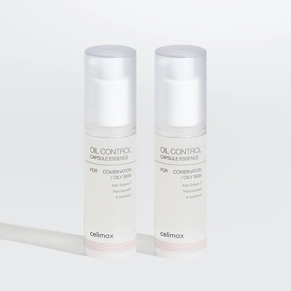 Cápsula de Essência CELIMAX Oil Control – 30ml (1+1 Conjunto)